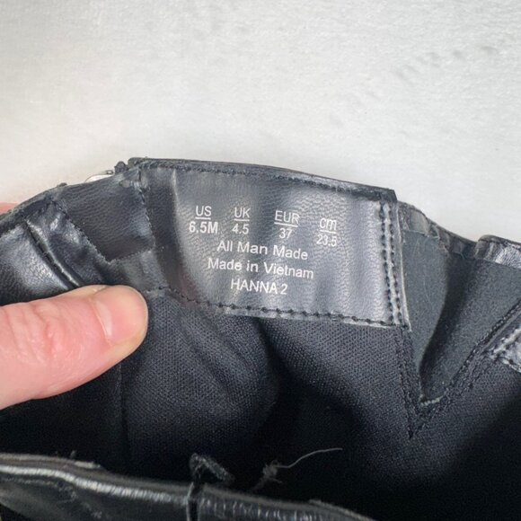 Carlos Santana Black Leather Motorcycle Boots – Size 6.5 - Picture 11 of 11